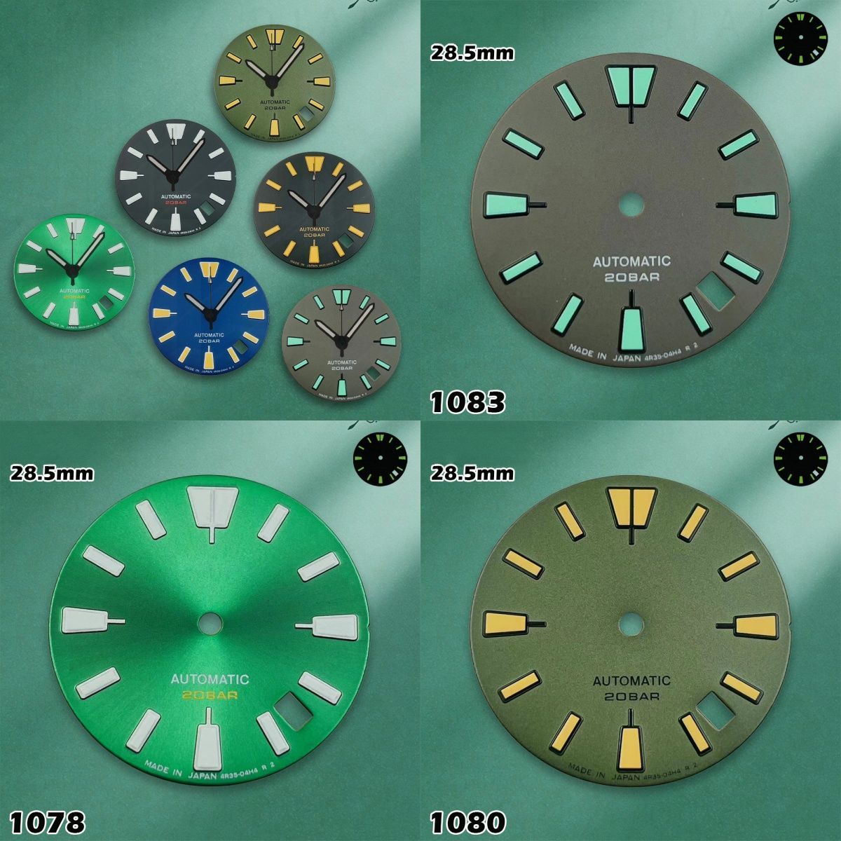 Men'S Accessories Types - NH35/NH36 28,5 mm S tipi X007