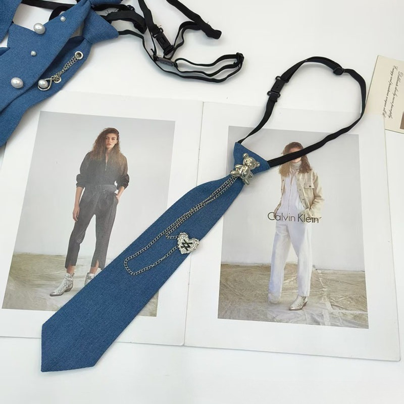Kovboy Tarzı Mavi Kravat JK Gö - Men Accessories Neck Chain incelemesi ve fiyatı