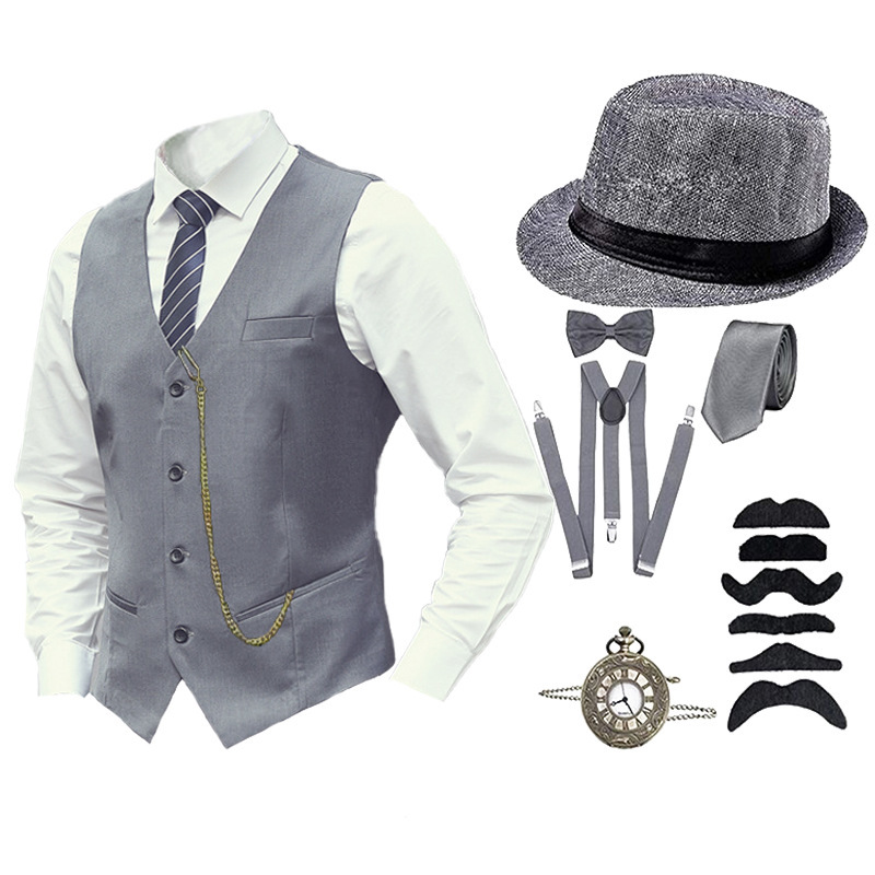 8 Parça Set 1920'ler Erkek Gre - Men'S Accessories In The 1920S incelemesi ve fiyatı