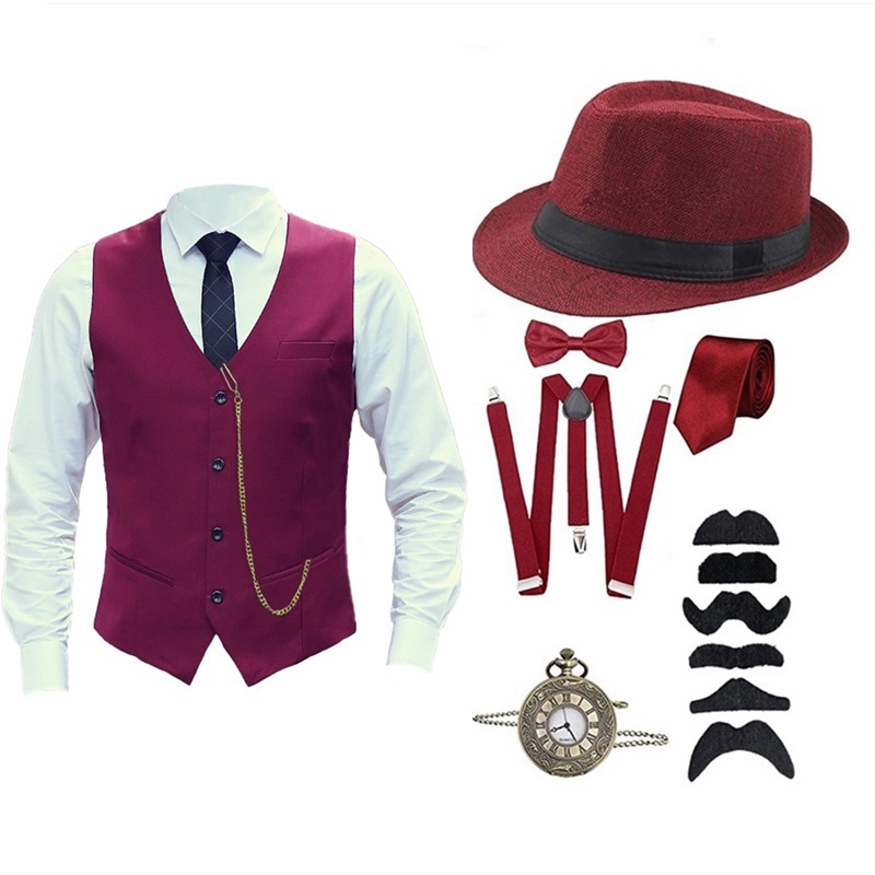 8 Parça Set 1920'ler Erkek Gre - Men'S Accessories In The 1920S incelemesi ve fiyatı